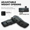 Adjustable Ankle Weights (Pair) - Weighted Ankle Weight for Walking, Gym and Exercise - 2, 4, 6, 8, 10 LB Leg Weight with Straps for Women and Men (Leopard) view 2