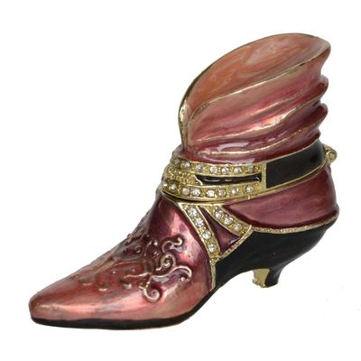LiuliuBull Shoe Shape Trinket Box, Vintage Decoration, Novelty Gift for Her
