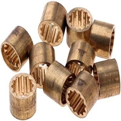 10 Pcs 9.5mm Brass Snooker Pool Cue Ferrules Cue Tips Billiards Accessories