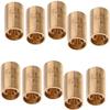 10 Pcs 9.5mm Brass Snooker Pool Cue Ferrules Cue Tips Billiards Accessories view 3