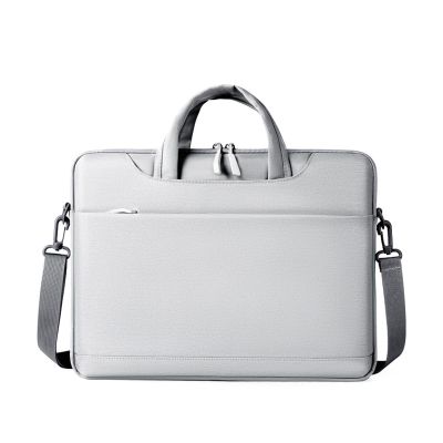 AKbik Laptop Shoulder Bag, 14.1 15.6 Inch Computer Bag, Laptop Sleeve Bag Laptop Briefcase Cross-Body Shoulder Bag (Color : Gray, Size : 14.1 inch)