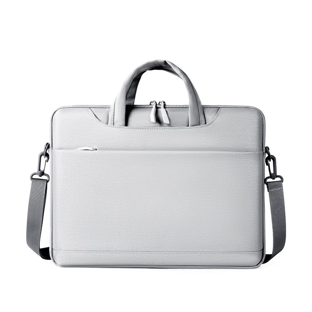 AKbik Laptop Shoulder Bag, 14.1 15.6 Inch Computer Bag, Laptop Sleeve Bag Laptop Briefcase Cross-Body Shoulder Bag (Color : Gray, Size : 14.1 inch)