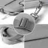 AKbik Laptop Shoulder Bag, 14.1 15.6 Inch Computer Bag, Laptop Sleeve Bag Laptop Briefcase Cross-Body Shoulder Bag (Color : Gray, Size : 14.1 inch) view 3