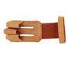 Yardwe Three-Finger Finger Guard Archery Shooting Glove Non-Gloves Leather Guard for Bow view 1