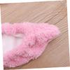 BESPORTBLE 2pairs Plush Skate Covers Ice Skate Blade Guards for Hockey Figure Cloth Elastic Fit Protects Blades s Light view 2