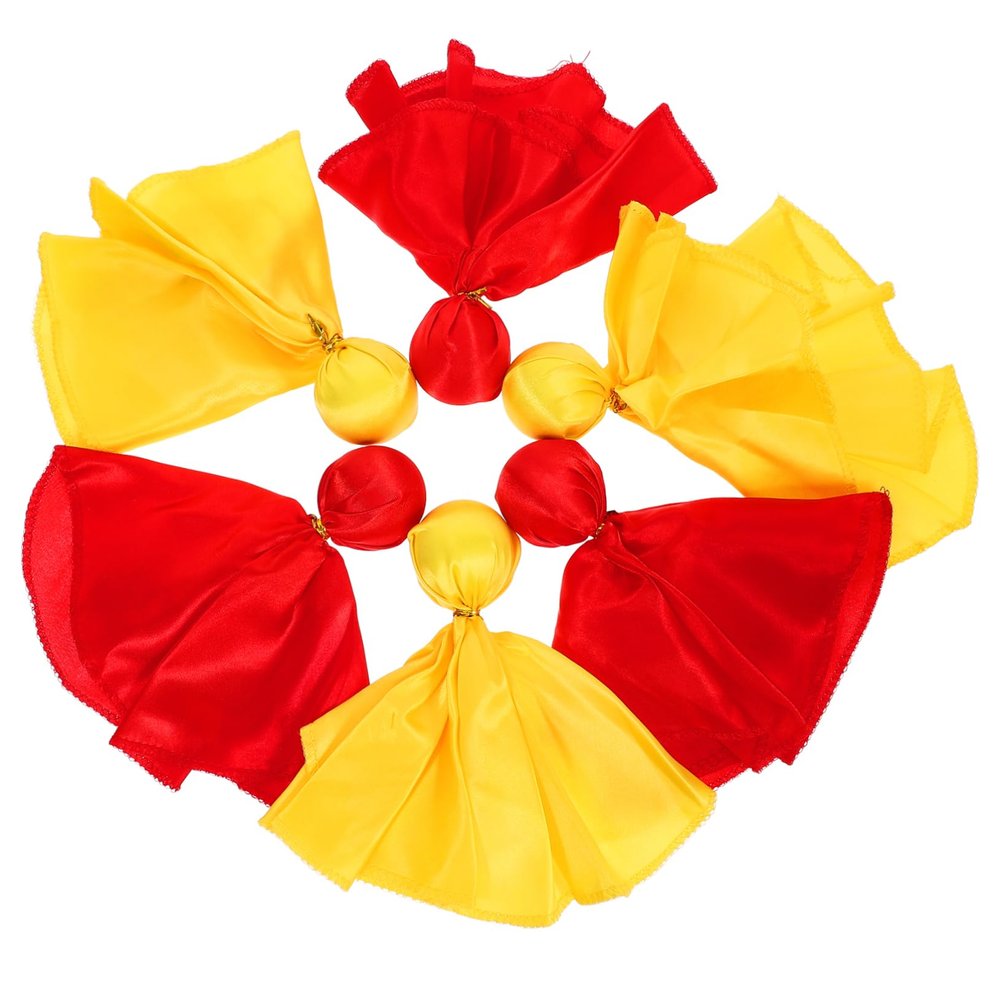 BESPORTBLE 6pcs Soccer Rugby Penalty Flag Set Red Yellow Football Flags for Referee Football Game Accessory