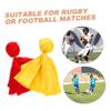 BESPORTBLE 6pcs Soccer Rugby Penalty Flag Set Red Yellow Football Flags for Referee Football Game Accessory view 2