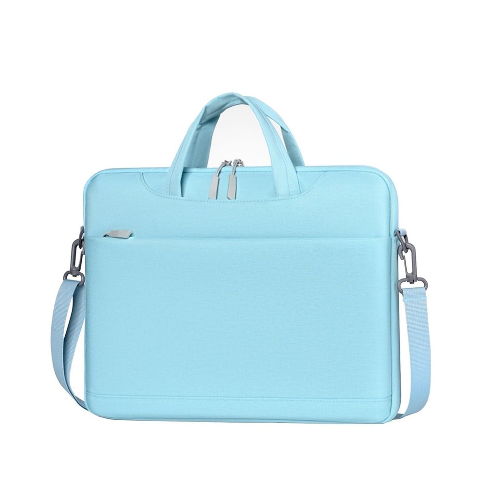AKbik Laptop Shoulder Bag, 14.1 15.6 Inch Computer Bag, Laptop Sleeve Bag Laptop Briefcase Cross-Body Shoulder Bag (Color : LightBLue, Size : 14.1 inch)