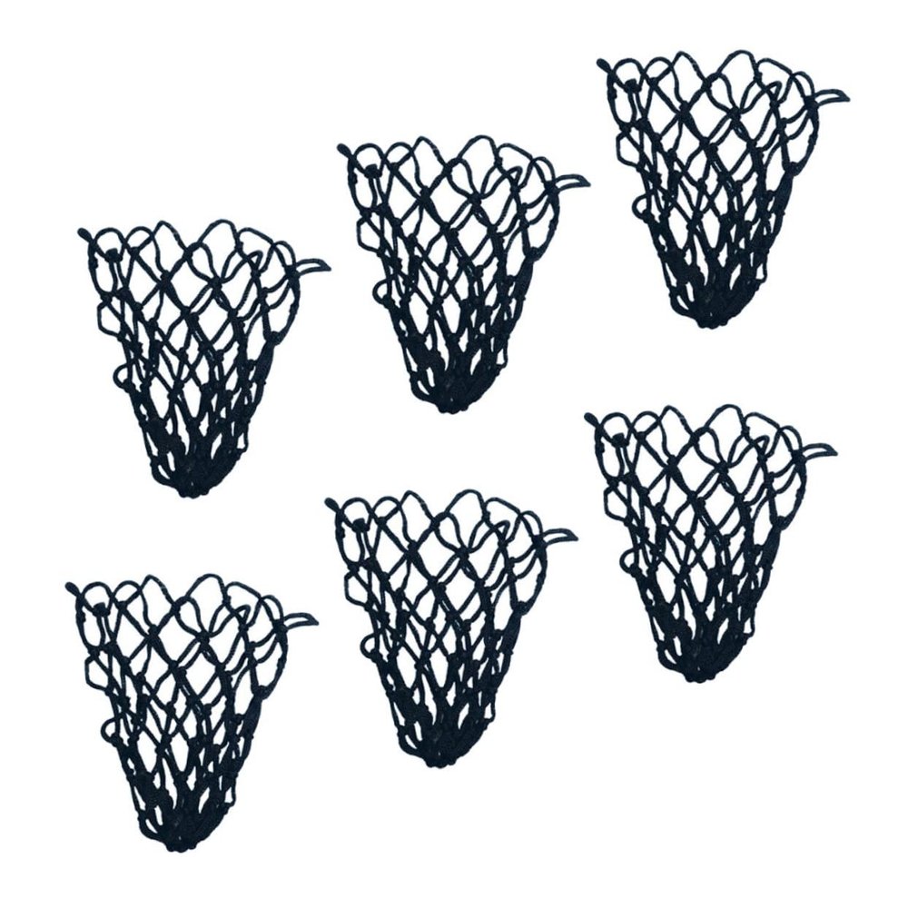 Cotton Billiard Net Bags 6pcs Set for Pool Table Snooker Pockets Sturdy and Damage-Resistant Easy to Use