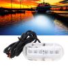 Walfront Blue LED Underwater Light Marine Yacht LED Lamp 120 Beam Angle Boat Transom Lights DC 12V 1.1W 18LM view 3