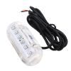 Walfront Blue LED Underwater Light Marine Yacht LED Lamp 120 Beam Angle Boat Transom Lights DC 12V 1.1W 18LM view 4