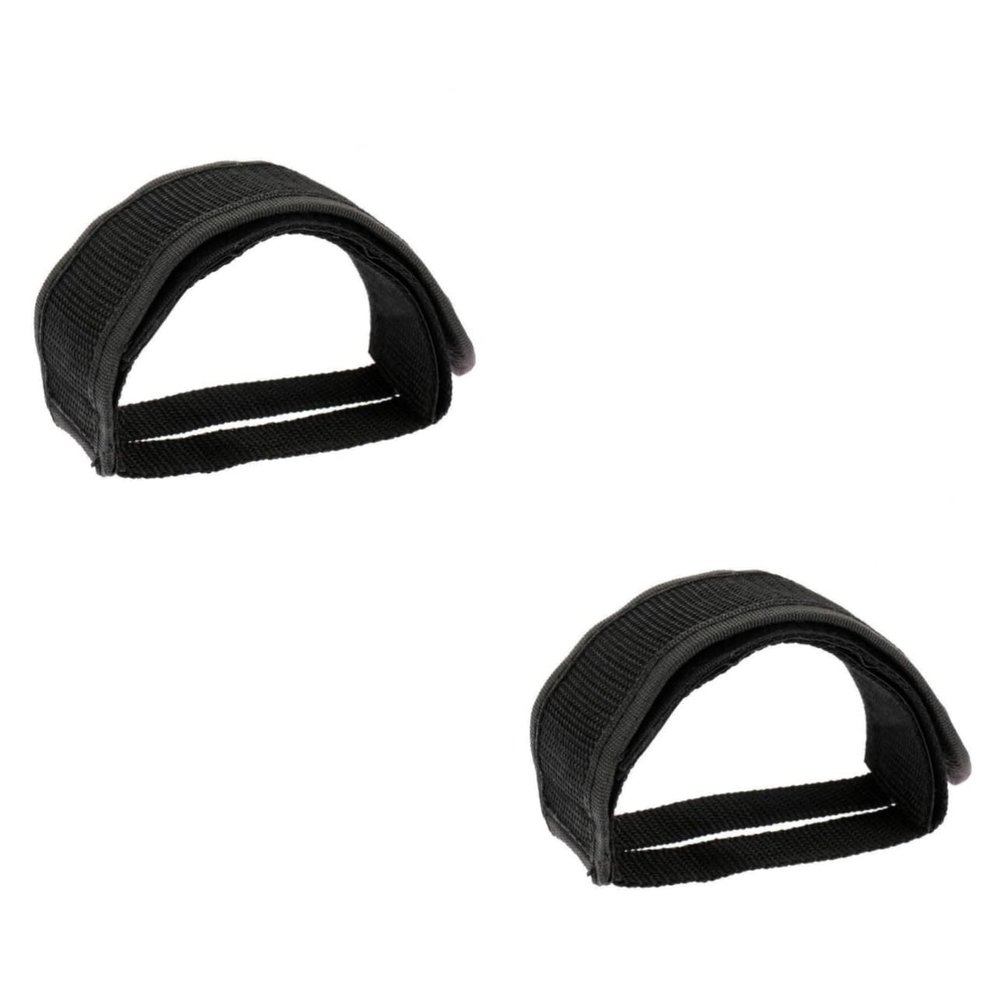 BESPORTBLE 2pcs Cycling Pedal Toe Clip Straps Bike Pedal Straps Slip Material Cycling Bands for Men Women