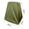Boat Seat Cover, Chair Protective Cover, Dustproof Pontoon Chair Cover Waterproof Chair Protective Cover, Oxford Cloth, Green view 4