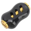 Airshi Reel Handle Knob, Fishing Reel Power Knob Durable Easy Installation for Repair (Black and Gold Color), Airshii0pozcvrgq-11 view 2