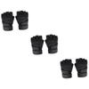 BESPORTBLE 3pcs Half Finger Gloves for Outdoor Sports Breathable Comfortable Sweat Cycling Gloves Black XL for Fishing Hiking Running view 1