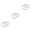BESPORTBLE 6pcs White Plastic Putting Green Hole Cup Training Aid Accessories for Outdoor Golf Practice Improves Visibility and Stability for Standard view 1