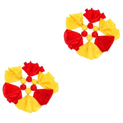 BESPORTBLE 2sets Yellow Penalty Flags Soccer Game Accessories Sports Referee Gear Tossing Flags for Football 6pcs*2