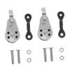 BESPORTBLE 3pcs Kayak Canoe Anchor Trolley Pulley Kit 2 Stainless Steel Blocks 2 Nylon Pad Eyes Boating Safety Gear view 1
