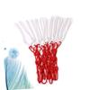 BESPORTBLE 3pcs Nylon Basketball Net Replacement Heavy Duty Basketball Hoop Net for Rim Red view 4