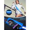 ALOEU LED Reflective Belt Sash for Walking at Night,Rechargeable LED Light Up Running Belt for Runners Walkers,Pink view 3