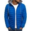 Uillui Winter Coats for Men Casual Lightweight Packable Puffer Jacket Outdoor Quilted Hooded Puffy Down Coat for Snow Ski view 1