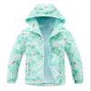 C2M Girls Hooded Rain Jacket Waterproof Raincoats Fleece Lined Windbreaker 10-12 Years Mint Bunny view 1