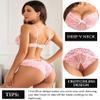 Avidlove Valentines Lingerie Womens Lingeries Lace Body Suits Women One Piece Teddy (Pink,XL) view 3