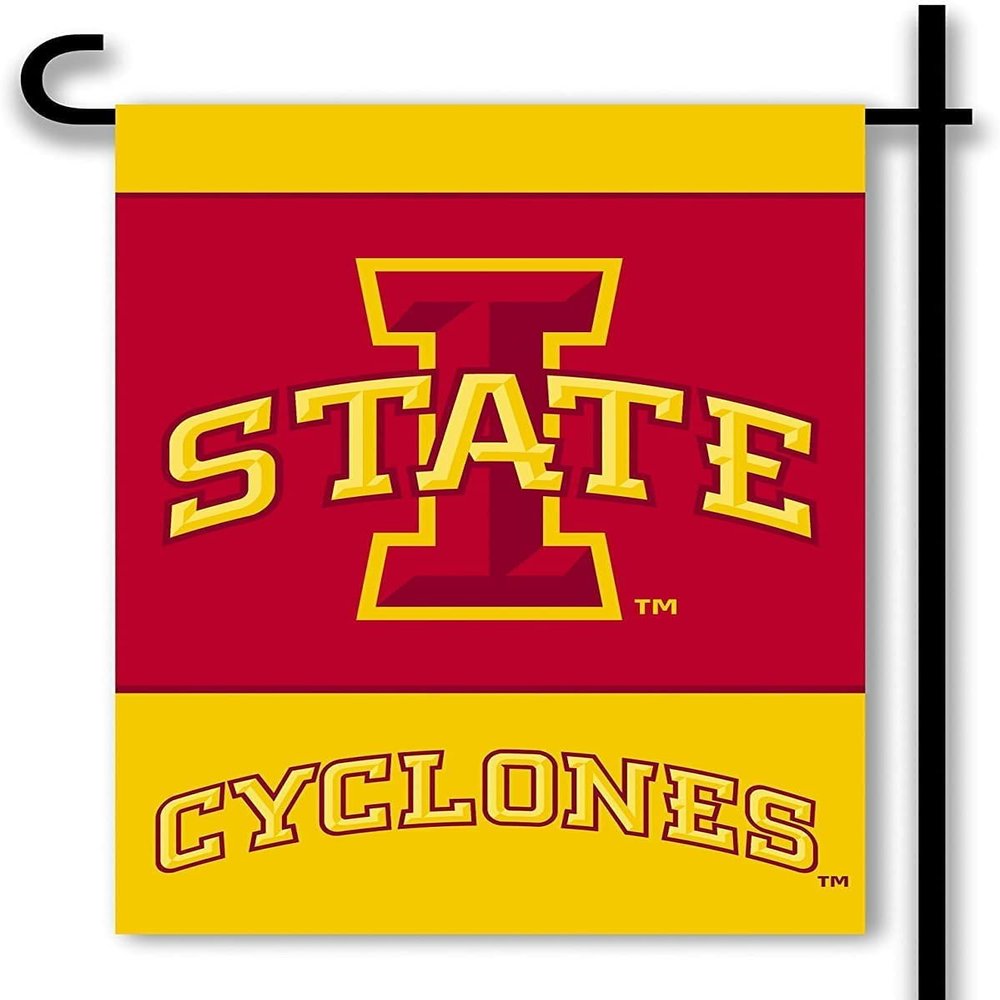 Pro Sport Collegiate Garden Flag - 2-Sided Weatherproof (Iowa State)
