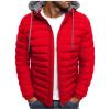 Uillui Winter Coats for Men Casual Lightweight Packable Puffer Jacket Outdoor Quilted Hooded Puffy Down Coat for Snow Ski view 2