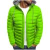 Uillui Winter Coats for Men Casual Lightweight Packable Puffer Jacket Outdoor Quilted Hooded Puffy Down Coat for Snow Ski view 2