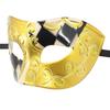 Coolwife Masquerade Mask Vintage Venetian Greek Roman Party Mardi Gras Masks (BG Black White) view 2