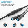 EDENCOMERS Electric Bicycle 1T2 Extension Cable Y-Split Extension Wire with Waterproof Connector for Light,Throttle,Gear Sensor and Brake in Ebike Modification Kit (1T2 4pin 7") view 4