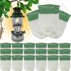FUYITE 22 Pcs Propane Lantern Mantles, U Shape Mantles for Propane Lantern Gas Lamp Mantles Gas Lantern Mantles Gas Lantern Covers Mantles for Outdoor Camping Lantern, 3.9, grey