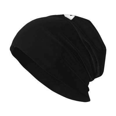 3 Nails Cross Cap Women Men Winter Ski Hat Knit Skull Caps Outdoor Sport Black