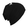 3 Nails Cross Cap Women Men Winter Ski Hat Knit Skull Caps Outdoor Sport Black view 3