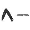 Kershaw Appa Folding Tactical Pocket Knife, SpeedSafe Opening, 2.75 inch Black Blade and Handle & Filter Pocket Knife, 3.25 Steel Blade with Assisted Opening view 1