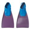 Sporti Adult-Kids Short Swim Fins, Floating Fin for Swimming & Snorkeling, Swim Flippers for Training - PurpleBlue - Youth 3-4 / W 5 view 1