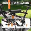 OUSEXI Child Bike Seat for Adult Bike,Retractable Baby Bike Seat Front Mounted for Children 2~6 Years view 4