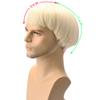 PATURPINT Short Mushroom Wig for Men-Synthetic 60s Bowl Cut Wigs for Anime Movie Music Costume Halloween Cosplay Party (Blonde) view 3