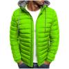 Uillui Winter Coats for Men Casual Lightweight Packable Puffer Jacket Outdoor Quilted Hooded Puffy Down Coat for Snow Ski view 2