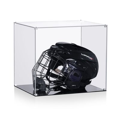 MaiiTiproll All Clear Acrylic Helmet Display Case, Assembly Box for Helmet Display, High-end Memory Box for Memorabilia (15x12x13)