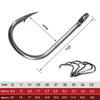 ALOEU 1000 PCS Fishing Hooks Set High Carbon Steel Barbed FishHooks for Saltwater Freshwater Fishing Gear view 4