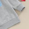 Lamuusaa Toddler Baby Girl Boy Birthday Outfit One/Two/Three/Four/Five/Six Embroidery Sweatshirt Shirts Birthday Gift view 4
