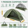 1-Person Backpacking Tent for Camping - Ultralight & Waterproof Outdoor Camping Tent One Person, Easy Set Up Compact Single Person Tent, Lightweight One Man Tents for Hiking by Underwood Aggregator view 2