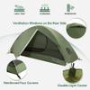1-Person Backpacking Tent for Camping - Ultralight & Waterproof Outdoor Camping Tent One Person, Easy Set Up Compact Single Person Tent, Lightweight One Man Tents for Hiking by Underwood Aggregator view 4