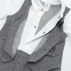 0 to 18M Cute Clothes Set Newborn Infant Baby Boys Cotton Bow Tie Gentleman Autumn Long Sleeve Romper Jumpsuit view 2