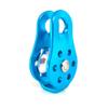 EMMRAGNO 2pcs Fixed Plate 26KN Micro Climbing Pulley, Hitch Pulley Climbing Bearing Pulley, Traction Pulley, Hauling Pulley for Rock Climbing, Zipline Sports, Transport Etc.(Blue, Pack of 2) view 3