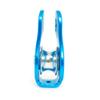 EMMRAGNO 2pcs Fixed Plate 26KN Micro Climbing Pulley, Hitch Pulley Climbing Bearing Pulley, Traction Pulley, Hauling Pulley for Rock Climbing, Zipline Sports, Transport Etc.(Blue, Pack of 2) view 4