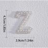 2pcs Peal Initial Letters for Stanley Cup Cute Stanley Tumbler Stickers for Water Bottles Wallet Phone Laptop Luggage (Z view 2