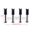 4 Pole Fishing Rod Holder, 4 in 1 Tube Rack, 316 Stainless Steel Side Mounted Bracket, Adjustable Pod, 4 Tube Links Pole Holder for Boat Yacht (6576S4-B) view 2